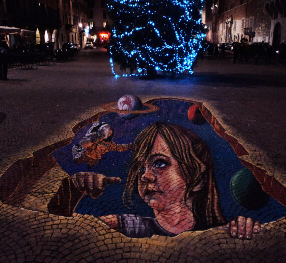 3D Pavement Art in Italy, Brescia!