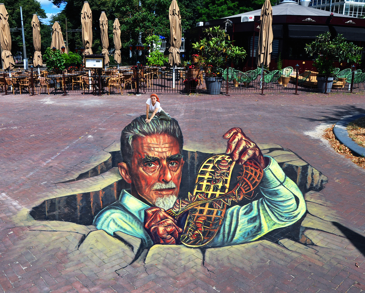 verabugatti streetart arteurbana illusioniottiche 3Dstreetart anamorfosi anamorfico anamorphic illusions urbanart madonnari3D pavementart 3Dstreetart 3Dstreetpainting environment thereisnotplanetb escher moebius ants worldstreetpainting