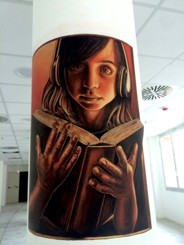 verabugatti walls urbanart arteurbana murales streetart mural urbanart wheredowecomefrom chisiamo dadoveveniamo 3Dstreetart anamorphoses 3D anamorfosi anamorfico chalk chalkart pavementart madonnari madonnari3D artedistrada artistidistrada illusioniottiche illusions arteurbana3D marcheno library books biblioteche