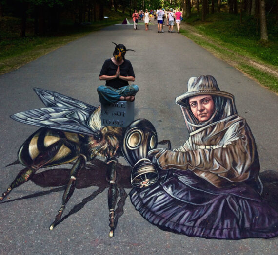 To ‘bee’ or not to ‘bee’ anamorphose in Riga