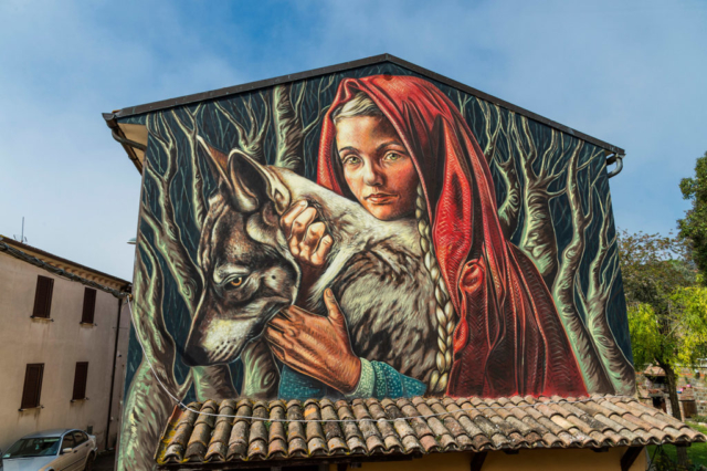 Vera Bugatti, L'Attenzione (Cappuccetto Rosso), Sant'Angelo di Roccalvecce (VT) 2021